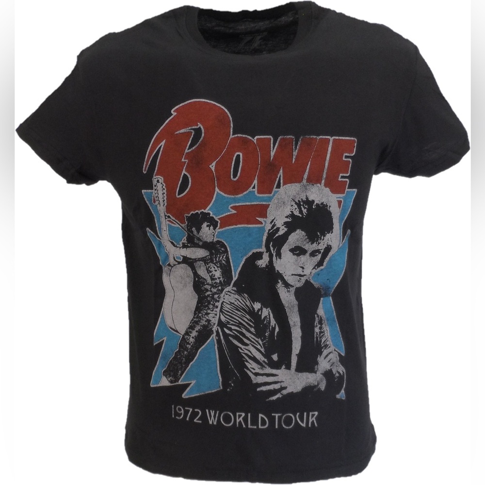 Junk Food Toddler Bowie Black T-Shirt